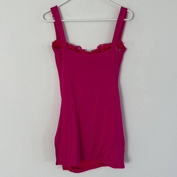 NWT Outcast Dionne Mini Dress Hot Pink - Picture 6 of 9